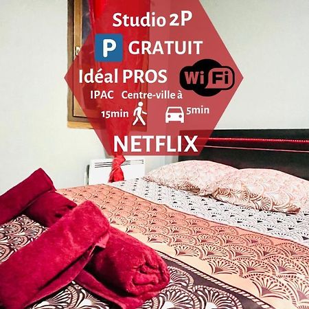 Апартаменты Le Red Escape A 15Min Du Centre Avec Parking Prive Gratuit Анси Экстерьер фото